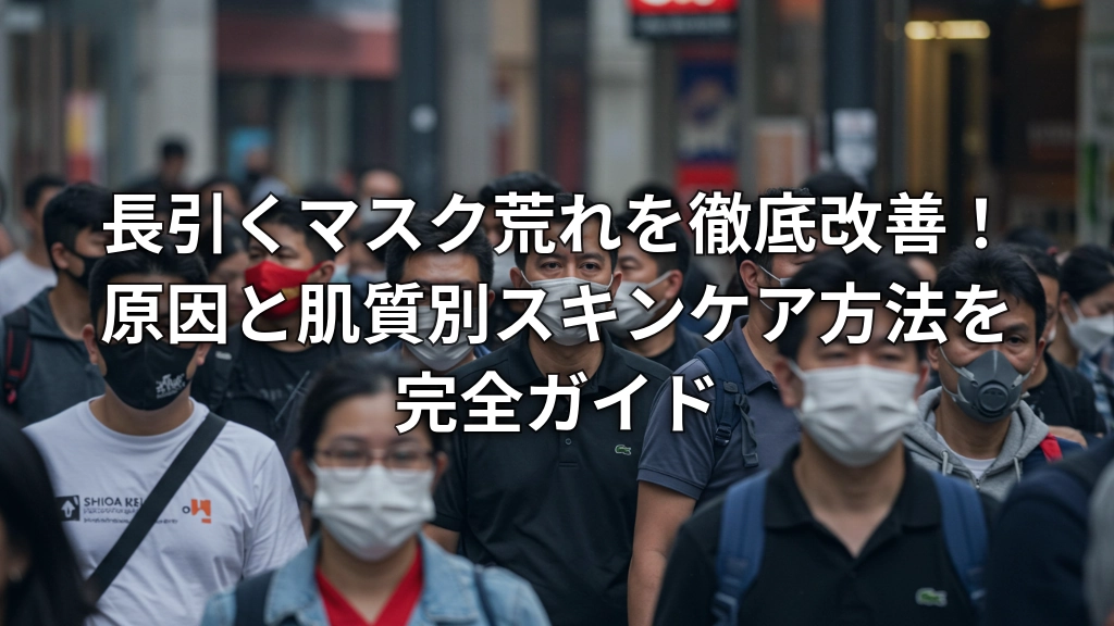 長引くマスク荒れを徹底改善！原因と肌質別スキンケア方法を完全ガイド